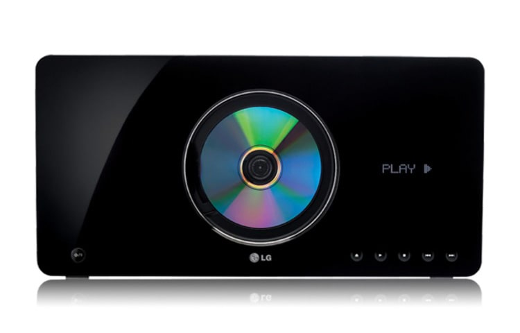 LG's HDMI DVD-afspiller med vægbeslag, DVS450H