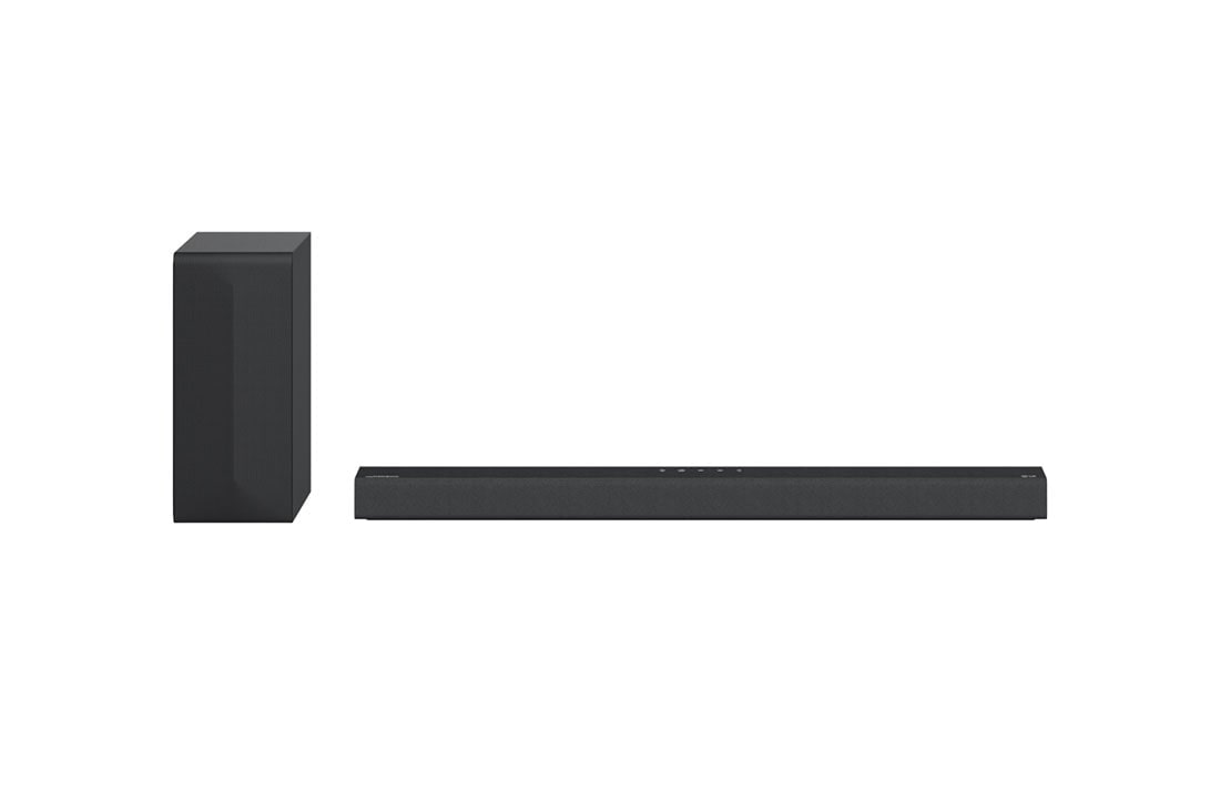 LG Barre de son 3.1 ch | 420W | DTS Virtual:X | Dolby Digital | Bluetooth | ARC | Hi-Res, vue de face du haut-parleur arrière, S65Q