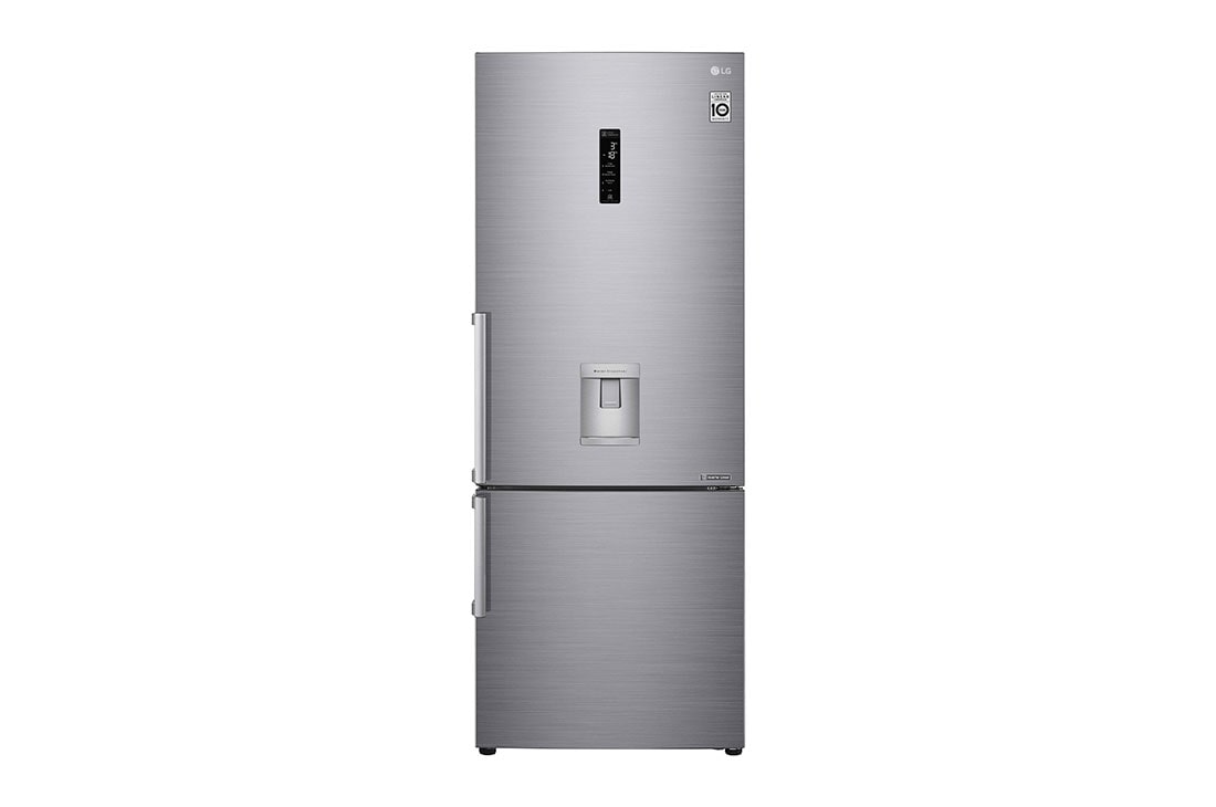 LG Réfrigérateur Combiné | 468L | Total No Frost | Compresseur Linéaire Inverter | Multi Air Flow, GC-F569BLCZ-Front, GC-F569BLCZ