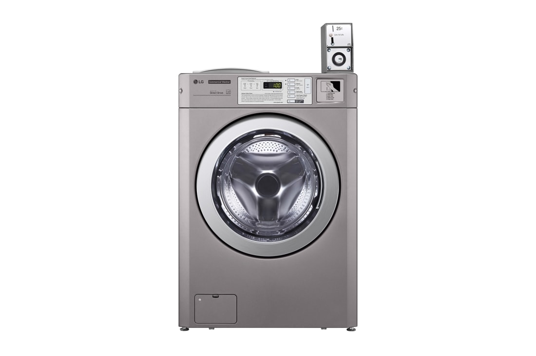 LG 3.7 cu.ft Standard Capacity Frontload Washer, Front view, Giant-C Max Washer (Heater)