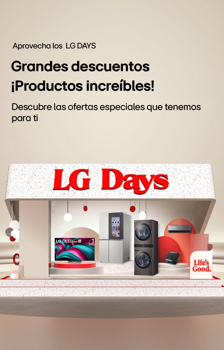 Se coloca un recuadro rojo con el texto “LG Streaming Week”.