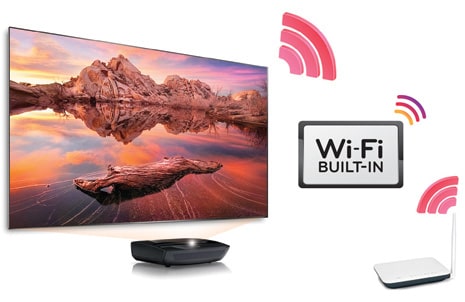 Una ventana al mundo con Wi-Fi® incorporado.