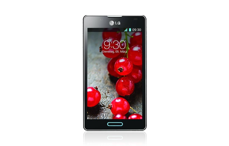 LG Optimus L4 II Androidi nutitelefon 1 GHz protsessori ja 3,8-tollise ekraani., E440