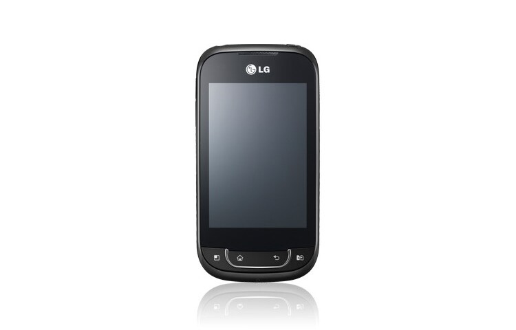 LG Optimus Net Dual SIM Androidi nutitelefon kahe SIM-kaardi kasutamise võimaluse, 800 MHz protsessori ja 3 MP kaameraga., P698