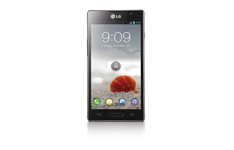 LG Optimus L9 Androidi nutitelefon 1 GHz kahetuumalise protsessori ja 4,7-tollise IPS-ekraani., P760