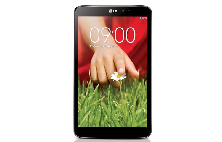 LG G Pad tahvelarvuti võimsa 1,7 GHz neljatuumalise protsessori ja 8,3-tollise Full HD IPS ekraani., V500