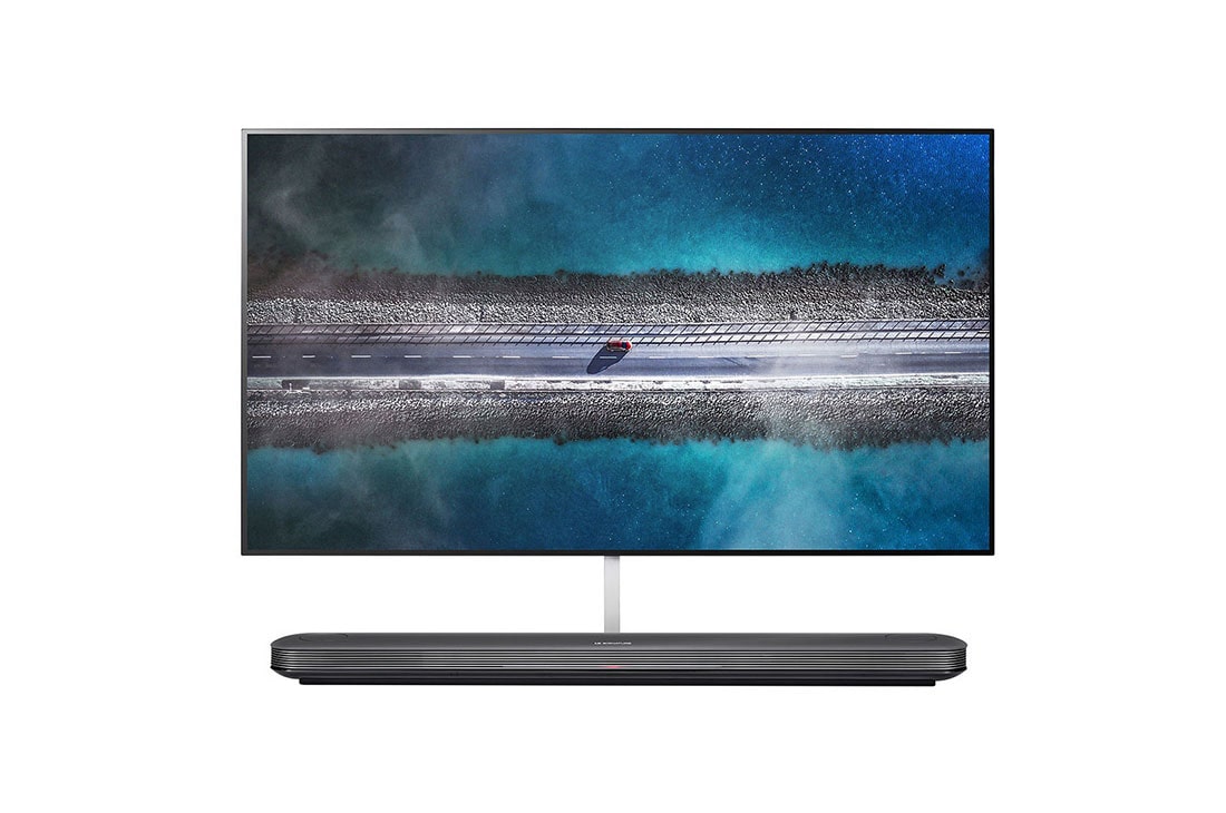LG 77-tolline OLED-teler, LG SIGNATURE OLED TV W9 - 4K HDR Smart TV w/ AI ThinQ® - 65'' Class (64.5'' Diag), front view, OLED65W9PUA, OLED77W9PLA