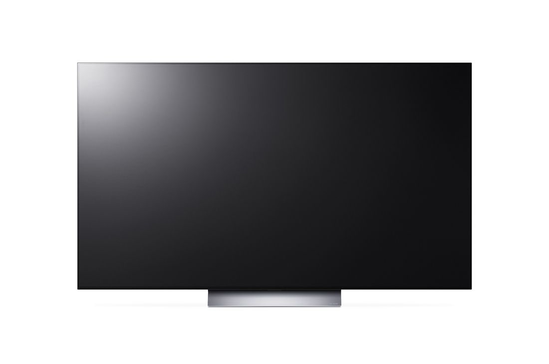 LG OLED evo C3 55-tolline 4K nutiteler 2023, LG OLED evo eestvaade, embleem „11 aastat maailma nr. 1 OLED“ ekraanil, teleri all on Soundbar. , OLED55C31LA