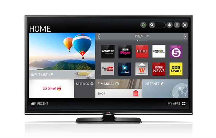 LG 50-tolline Smart TV plasma teler Full HD pildikvaliteedi ja nutika energiasäästufunktsiooniga., 50PB660V