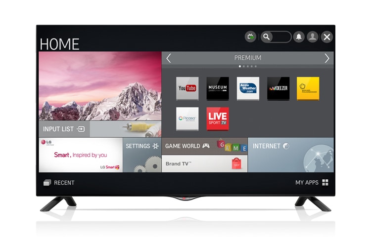 LG 55-tolline Ultra HD Smart TV teler koos kaugjuhtimispuldi Magic Remote ja Cinema Screen disainiga., 55UB820V
