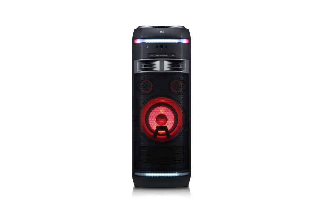 LG Equipo de alto voltaje con 1000W de potencia, Bluetooth, Party link inalámbrico, USB, funciones DJ y Karaoke Star, OK75