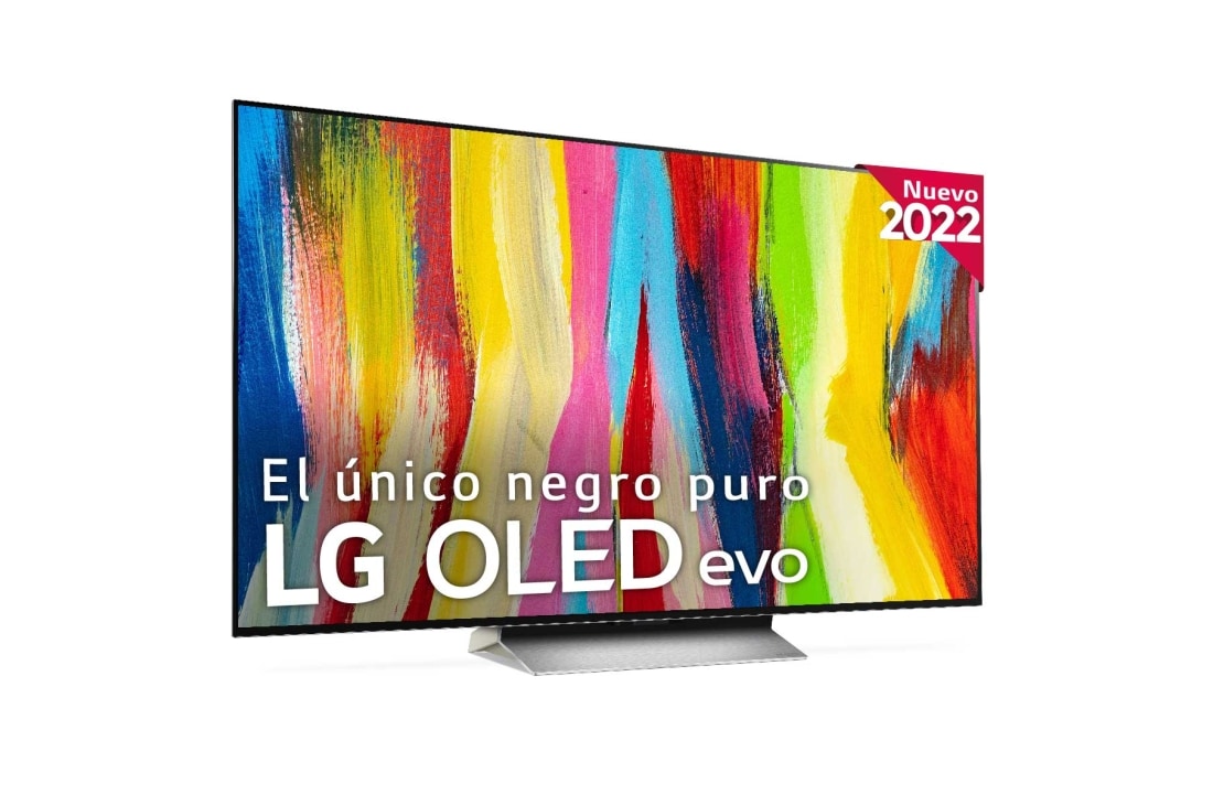 LG Televisor LG  4K OLED evo, Procesador Inteligente de Máxima Potencia 4K a9 Gen 5 con IA, compatible con el 100% de formatos HDR, HDR Dolby Vision, Dolby Atmos, Smart TV webOS22, el mejor TV para Gaming., Imagen del televisor OLED55C26LD, OLED55C26LD