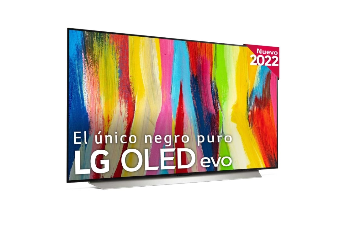 LG Televisor LG  4K OLED evo, Procesador Inteligente de Máxima Potencia 4K a9 Gen 5 con IA, compatible con el 100% de formatos HDR, HDR Dolby Vision, Dolby Atmos, Smart TV webOS22, el mejor TV para Gaming., Imagen del televisor OLED48C25LB, OLED48C25LB