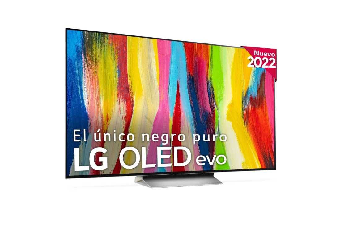 LG Televisor LG 4K OLED evo, Procesador Inteligente de Máxima Potencia 4K a9 Gen 5 con IA, compatible con el 100% de formatos HDR, HDR Dolby Vision y Dolby Atmos, Smart TV webOS22, el mejor TV para Gaming. , Imagen del televisor OLED65C25LB, OLED65C25LB
