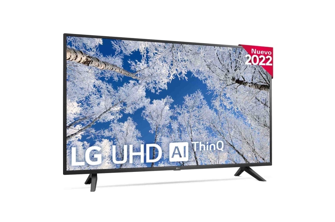 LG Televisor LG 4K UHD, Procesador de Gran Potencia 4K a5 Gen 5, compatible con formatos HDR 10, HLG y HGiG, Smart TV webOS22., Imagen del televisor 43UQ70006LB, 43UQ70006LB