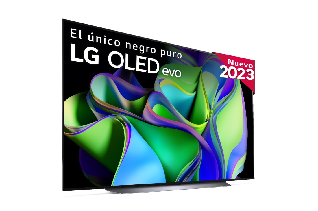 LG TV LG  OLED evo 4K de 83'' C3, Procesador Máxima Potencia, Dolby Vision / Dolby ATMOS, Smart TV webOS23, el mejor TV para Gaming., OLED83C34LA