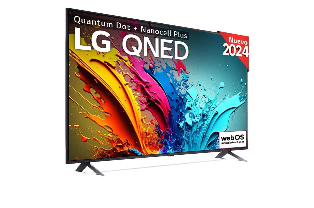 LG 50 pulgadas TV LG QNED 4K serie QNED85  con Smart TV WebOS24, 50QNED85T6A, 50QNED85T6A