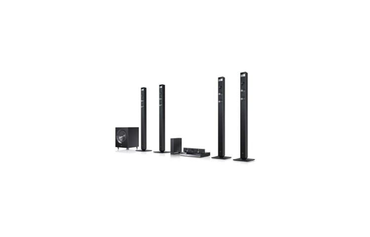 LG 9.1-kanavainen Cinema 3D Sound Blu-ray -kotiteatterijärjestelmä Smart TV -palveluilla, BH9520TWN