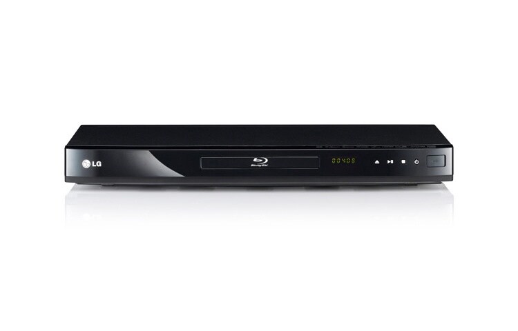 LG Blu-ray-soitin sisäänrakennetulla mediasoittimella, joka tukee useimpia tiedostomuotoja., BD550