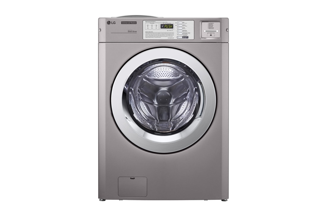 LG 5.2 cu.ft Large Capacity Frontload Washer, Front view, TITAN WASHER