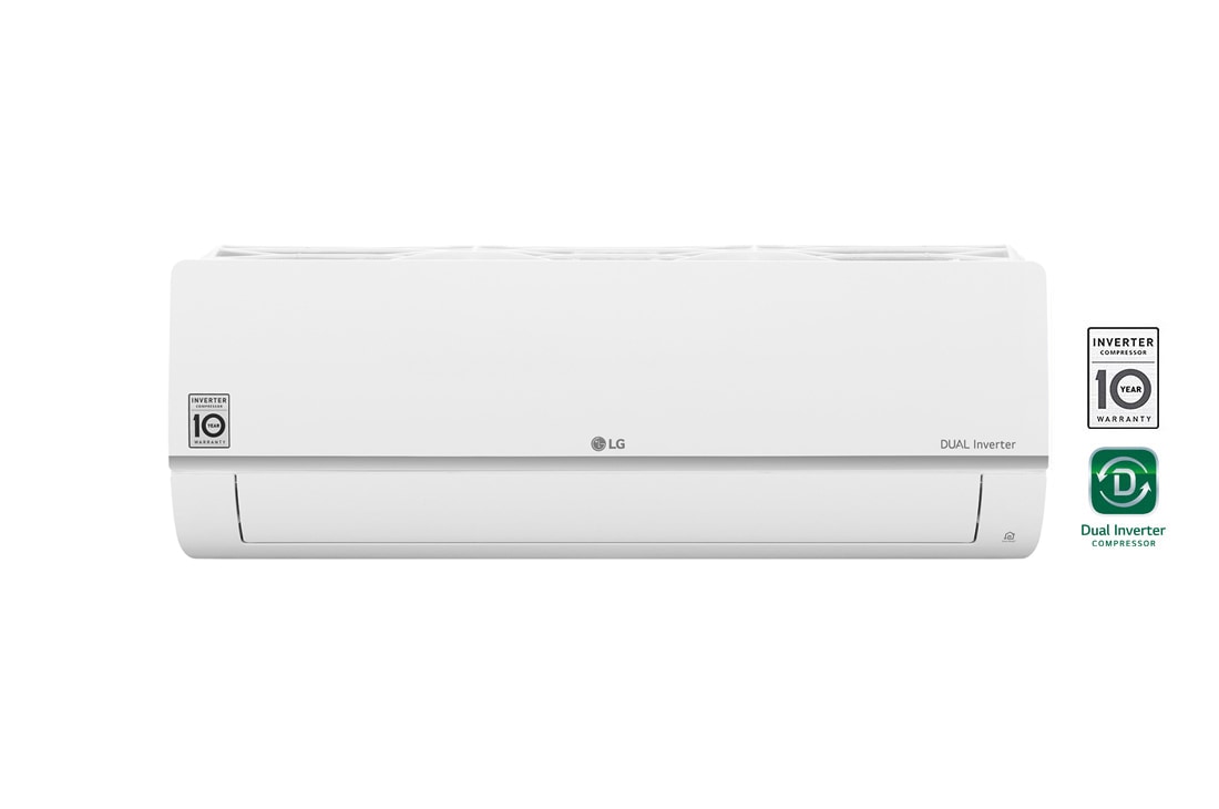 LG DUALCOOL Κλιματιστικό Inverter 18000 BTU, Ocean , Wi-Fi, Smart Diagnosis, Comfort Air, Front View, S18ET