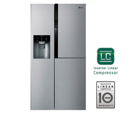 LG Ψυγείο Ντουλάπα με Kαινοτομία Door-In-Door™ και Μεικτή Χωρητικότητα 659 λίτρα, GS9366NECZ