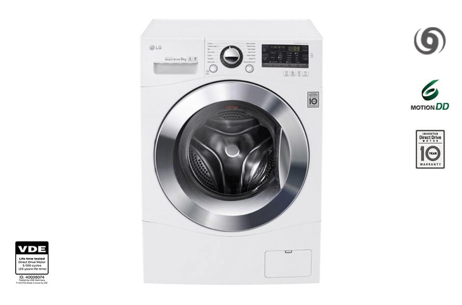 LG Πλυντήριο Ρούχων 9 kg Turbo Wash, FH2A8FDN2