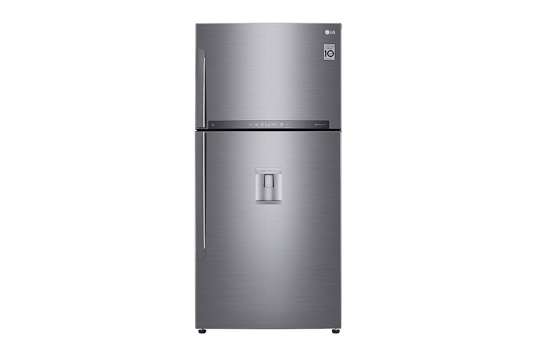 LG Hladnjak sa zamrzivačem u gornjem dijelu, DoorCooling⁺™ i ThinQ™ tehnologija, kapacitet 592L, GTF916PZPYD