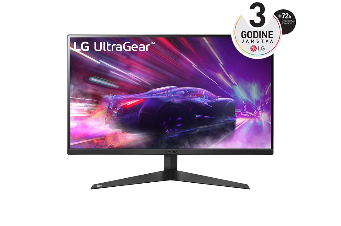 LG Monitor za videoigre od 27 inča UltraGear™ Full HD, prikaz prednje strane, 27GQ50A-B