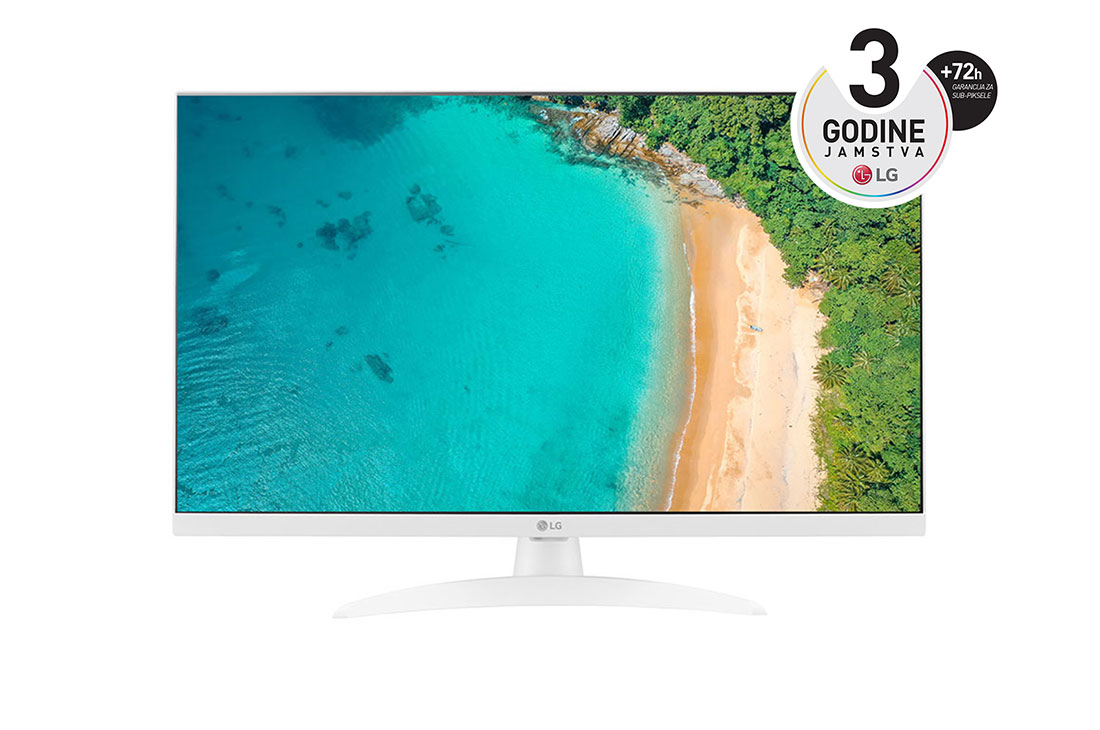 LG 27'' Full HD Smart monitor s omjerom 16:9, prikaz prednje strane, 27TQ615S-WZ