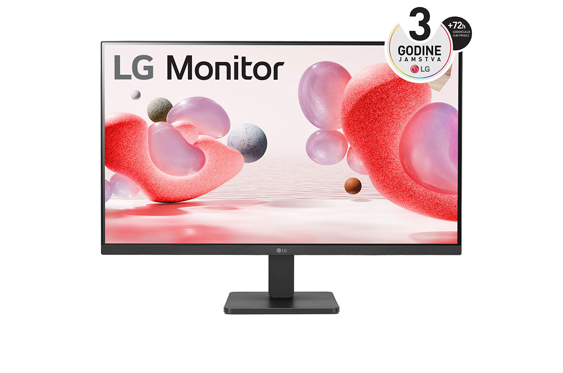 LG 27'' Full HD IPS monitor s brzinom osvježavanja od 100 Hz, prikaz prednje strane, 27MR400-B