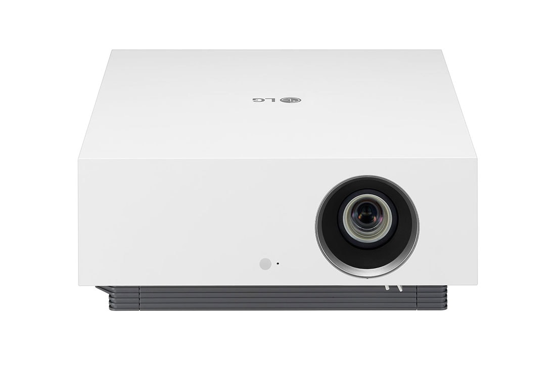 LG Pametni laserski projektor LG HU810P za kućno kino CineBeam s tehnologijom 4K UHD, prikaz prednje strane, HU810PW