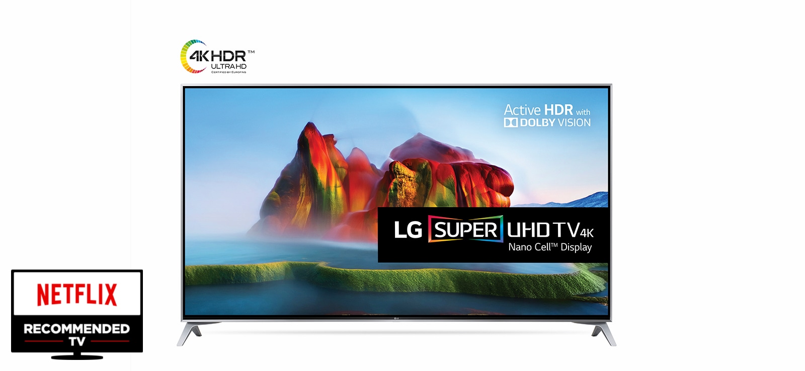 LG 65'' (165 cm) SUPER Ultra HD televizor s IPS 4K Nano Cell™ Display zaslonom, Active HDR - Dolby Vision tehnologijom, webOS 3.5 i harman/kardon®audio sustavom, 65SJ800V
