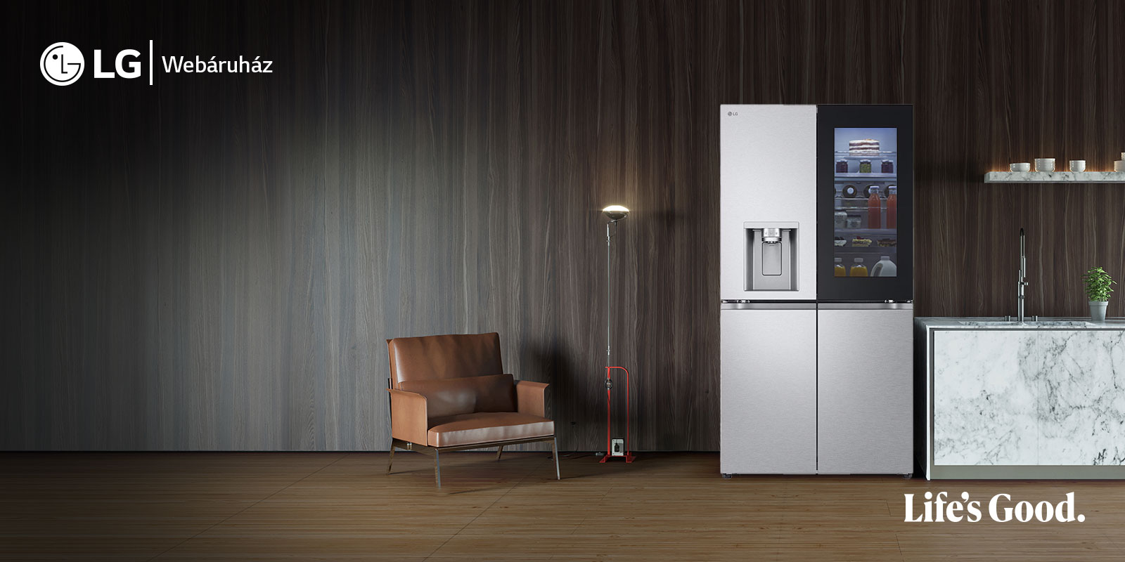 Nagy kapacitású hűtőszekrény előrendelés az LG Webáruházban!