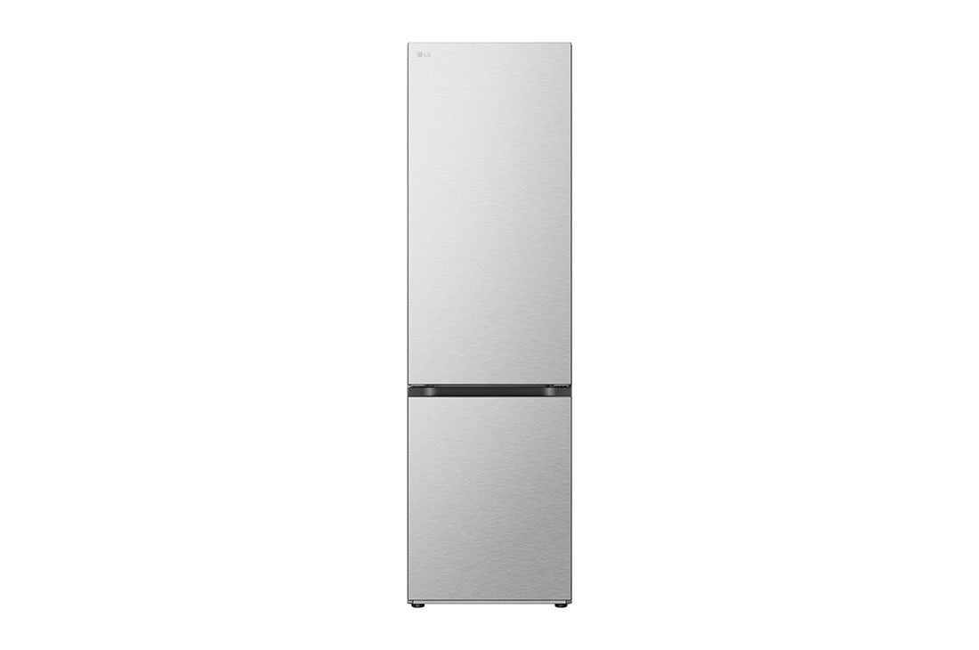 LG Alulfagyasztós hűtőszekrény, DoorCooling⁺™ technológia, 387L kapacitás, Elölnézet, GBV7280CMB