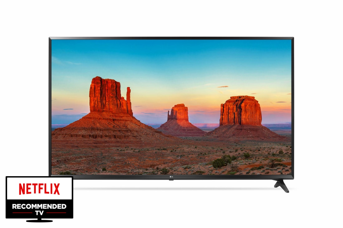 LG 55'' (139 cm) Ultra HD TV Active HDR technológiával és webOS 3.5 operációs rendszerrel, 55UK6100PLB