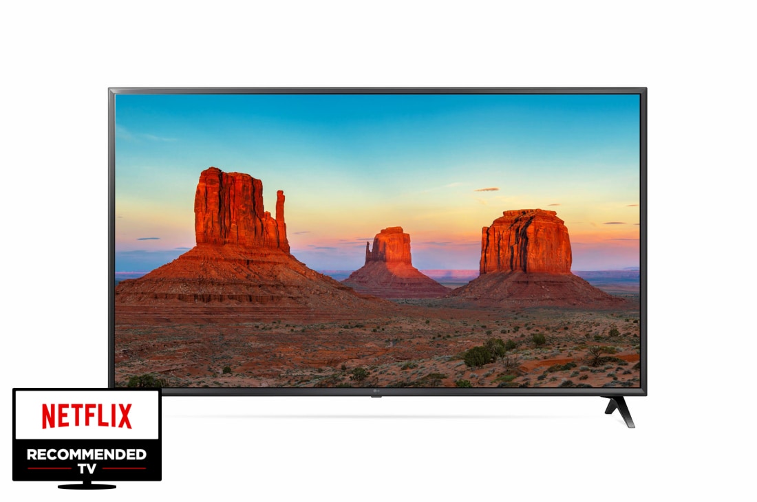 LG 43'' (108 cm) Ultra HD TV 4K Active HDR technológiával és webOS 4.0 operációs rendszerrel, 43UK6300MLB