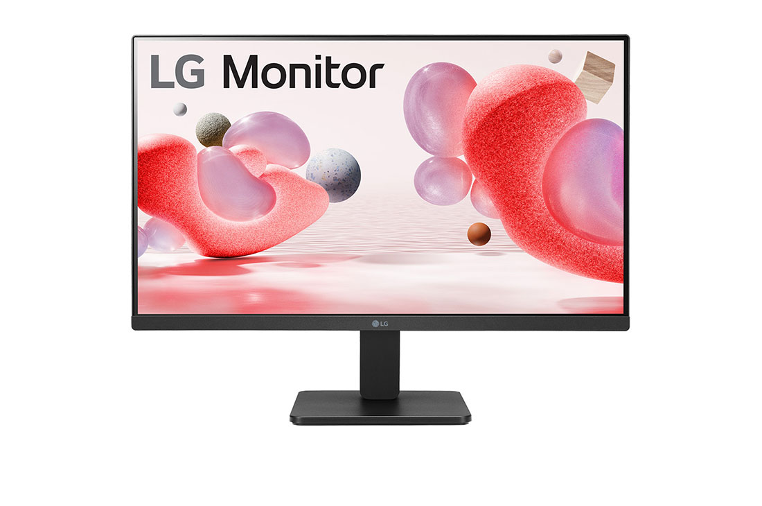 LG מסך '24 Full HD 100hz IPS תומך ב ™FreeSync ביחס 16:9, מבט קדמי, 24MR400-B