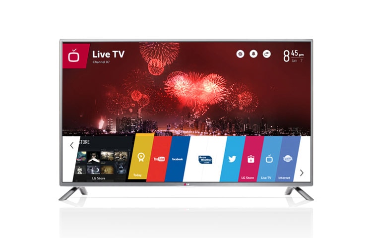 LG מסך 55 אינץ' CINEMA 3D Smart TV עם webOS , 55LB659Y