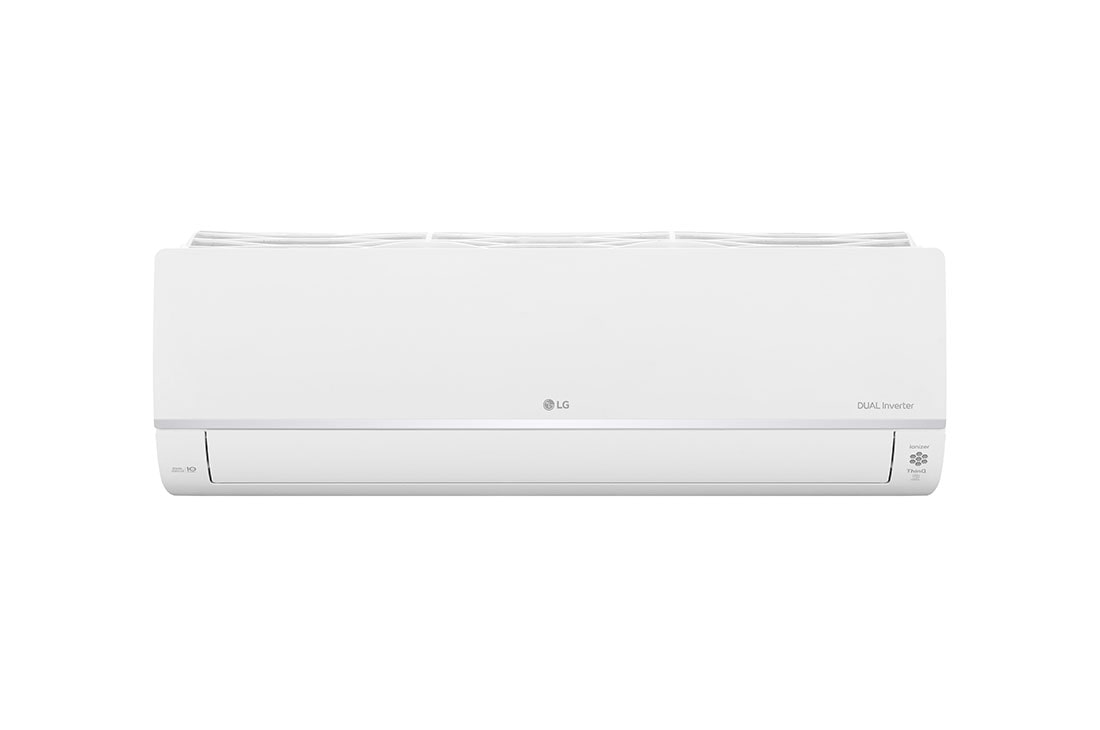 LG مكيف هواء سبلت لون أبيض - تكييف وتبريد 1 طن, التحكم في مستوى الأمبير 6  مراحل , تحكم تلقائي بمصدر الطاقة, Front View, AMPN13T4
