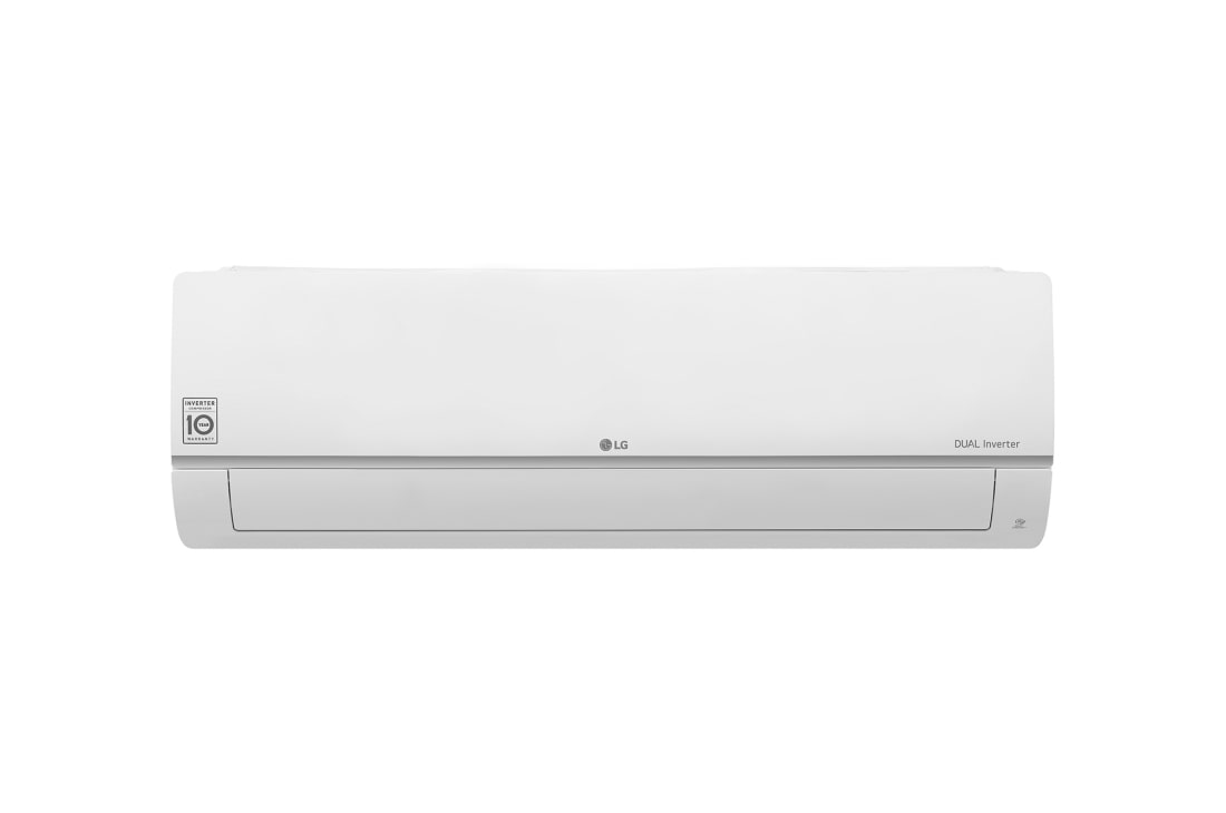 LG Inverter AC, 1 Ton, White Color, Energy Saving & Fast Cooling, front view, S4-W12JA3AD