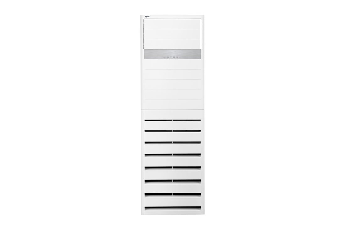 LG Floor standing 4 Ton AC with powerful air flow up to 20 meters & Ampere control, front view, APUW54GT3E5