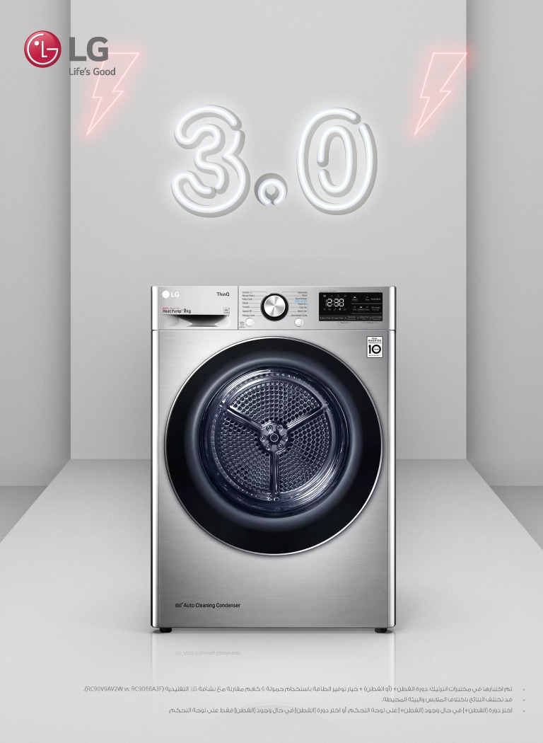 with Low Ampere Cycle LG Dryer