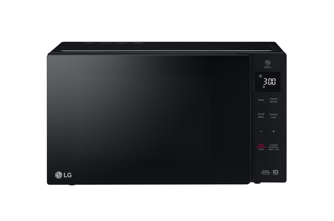LG NeoChef, 36L Smart Inverter Microwave Oven, Front view, MH7636GIS