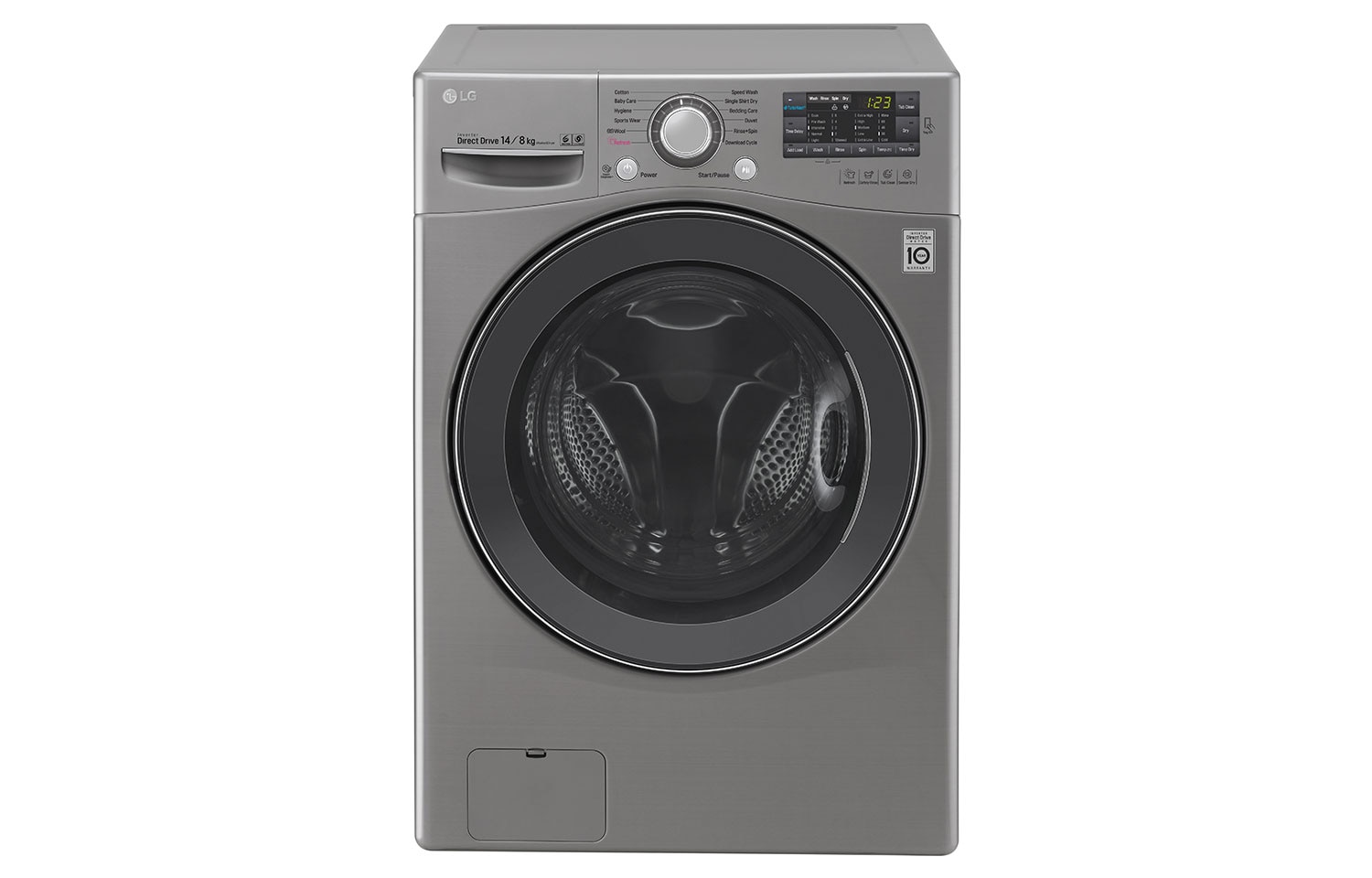 LG 14/8KG INVERTER DIRECT DRIVE™ Front Load Washing Machine, F2514DTGE