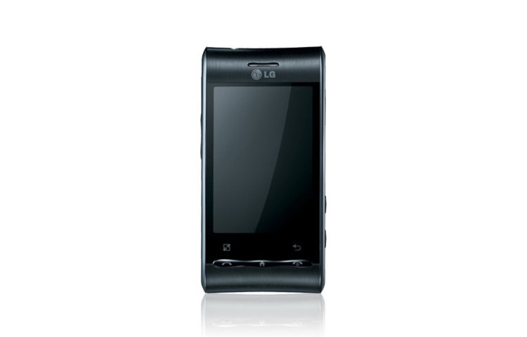 LG Unikalus lenktas dizainas ir operacinė sistema „Android“, „LG GT540“ – gražus ir sumanus telefonas., GT540
