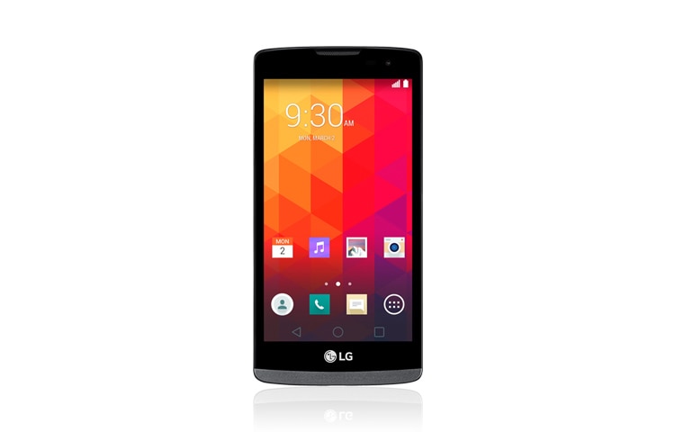 LG „LG Leon 4G LTE“ yra kompaktiškas išmanusis telefonas su 4,5 colio ekranu ir keturių branduolių procesoriumi., H340N