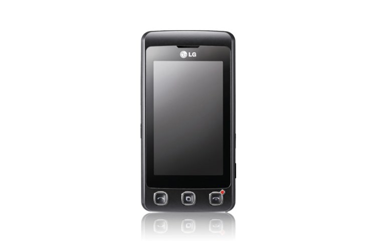 LG Šiame telefone įdiegta naujausia vartotojui patogi jutiklinio ekrano technologija leidžia mėgautis lengvu telefono valdymu bei gausybe telefono ypatybių., KP500