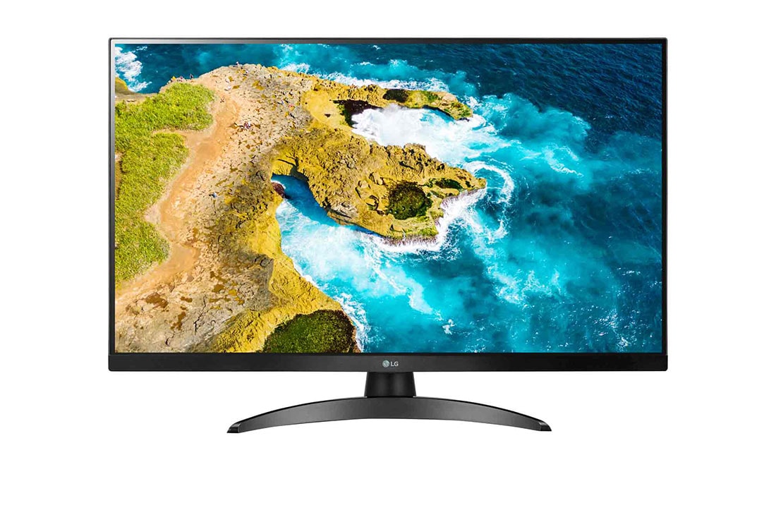 LG 27'' „Full HD“ IPS LED TV monitorius, vaizdas iš priekio, 27TQ615S-PZ