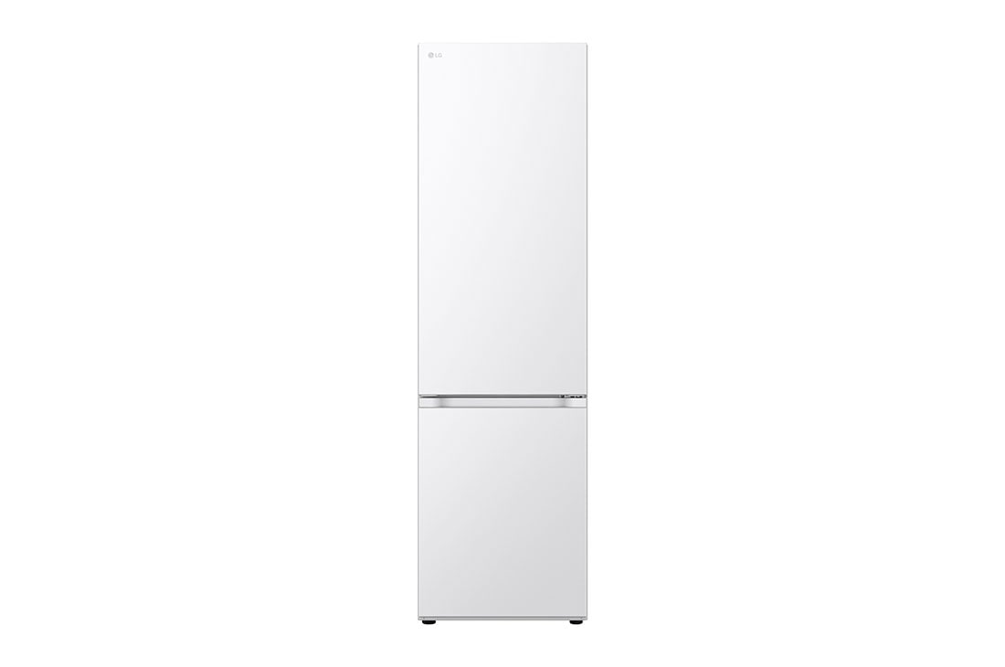 LG GBV3 serijos 387L pilnai bešerkšnis šaldytuvas, aukštis 203cm, Total No Frost, Front view, GBV3200DSW